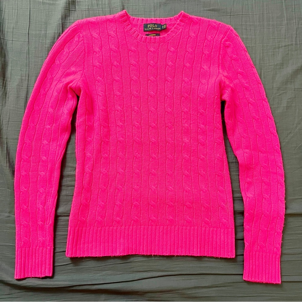 Polo Ralph Lauren Cashmere Sweater Pink